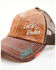Image #2 - Catchfly Women's Let's Rodeo Ball Cap, Orange, hi-res