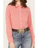 Image #3 - Ariat Women's VentTEK Checkered Print Long Sleeve Button Down Stretch Western Shirt, Red, hi-res