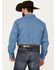 Image #4 - Cinch Men's Diamond Geo Print Long Sleeve Button-Down Western Shirt, Light Blue, hi-res