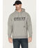 Image #1 - Ariat Men's Rebar Workman Drive Hooded Sweatshirt, Grey, hi-res