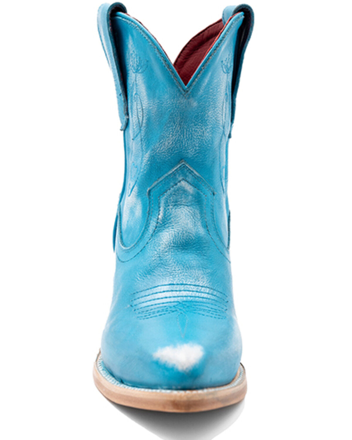 Image #4 - Ferrini Women's Pixie Western Boots - Round Toe, Turquoise, hi-res