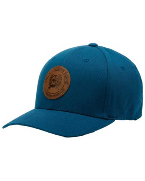 Cinch Men's Logo Patch Flex-Fit Mesh-Back Ball Cap , Blue, hi-res