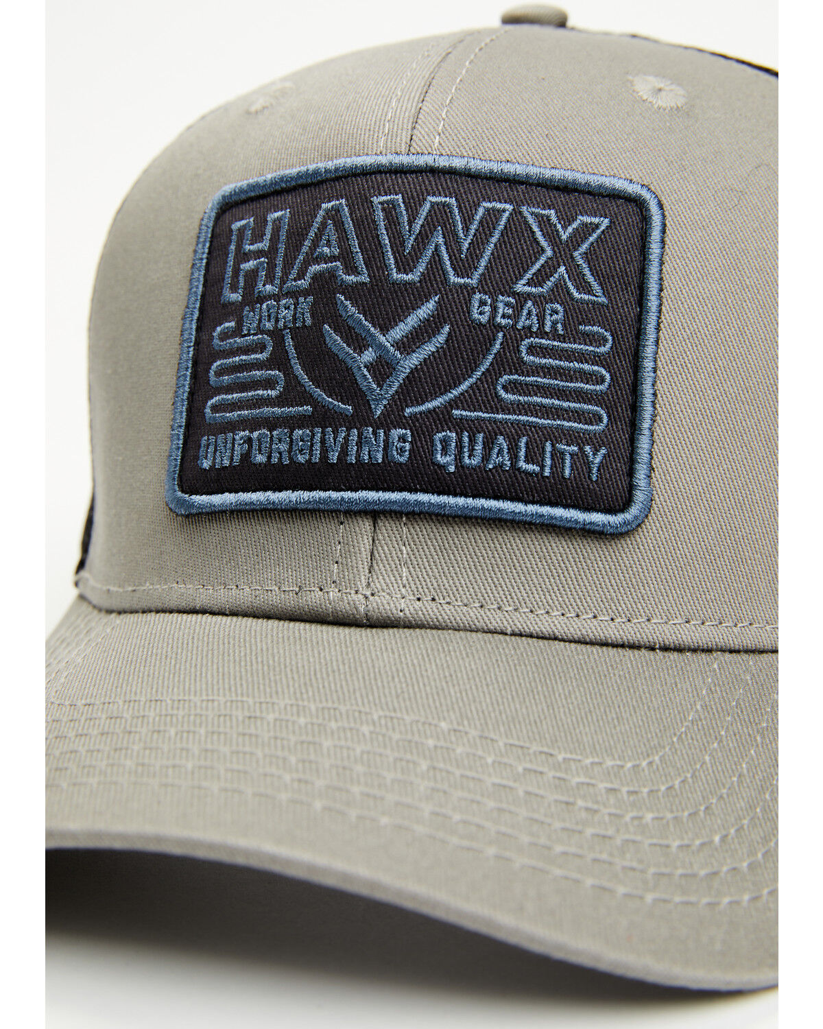 Image #2 - Hawx Men's Recreation Logo Patch Ball Cap, Grey, hi-res