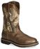 Justin Men's Stampede Trekker Camo Waterproof Boots - Soft Toe, Camouflage, hi-res