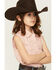 Image #2 - Ely Walker Girls' Striped Western Icon Sleeveless Snap Western Shirt, Pink, hi-res