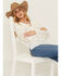 Image #1 - Shyanne Women's Floral Long Sleeve Ruffle Peasant Top, Off White, hi-res