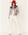 Image #2 - Double D Ranch Women's Multi Print Chick Fiddle Button-Front Jacket, Multi, hi-res