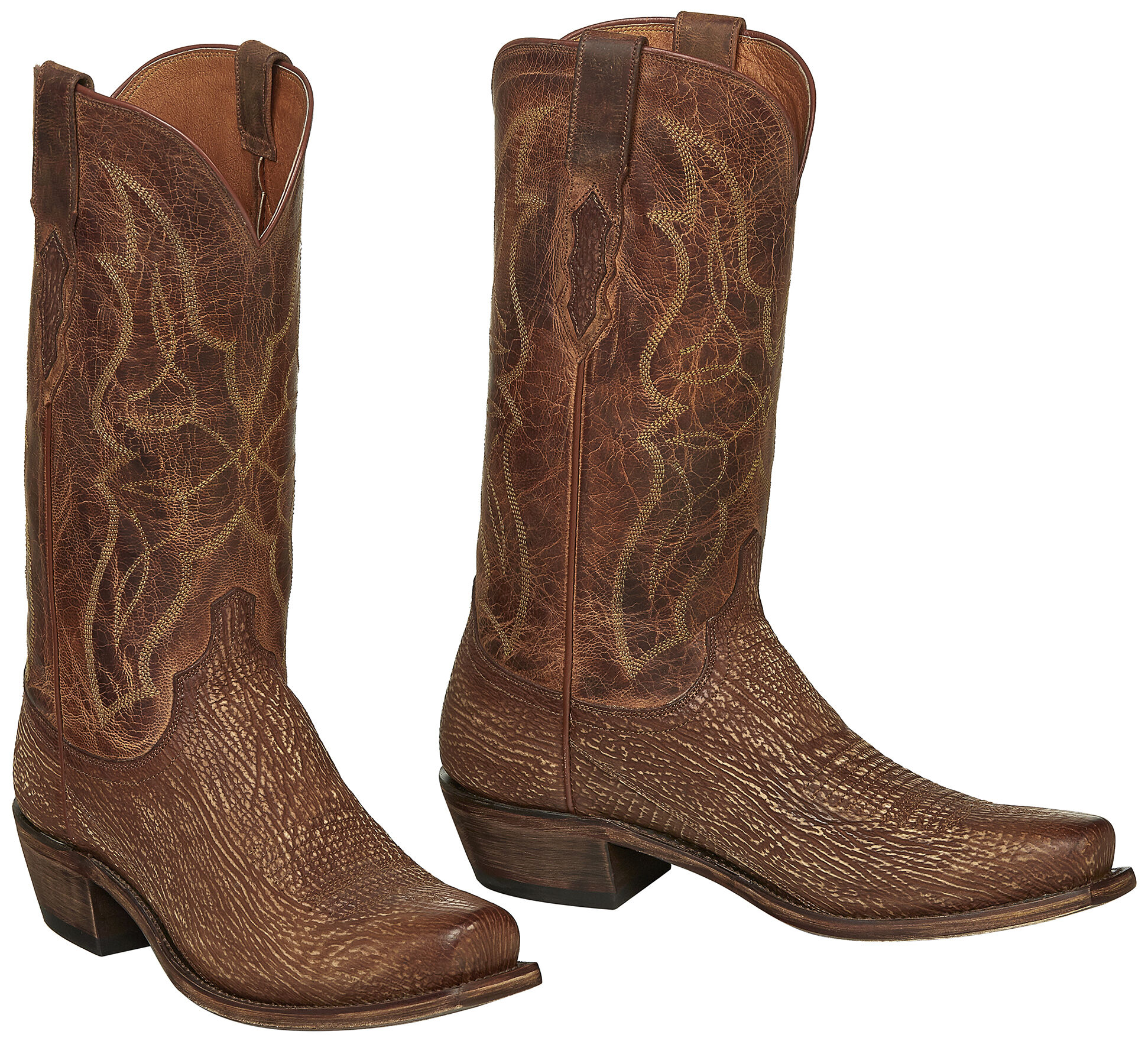 lucchese shark boots