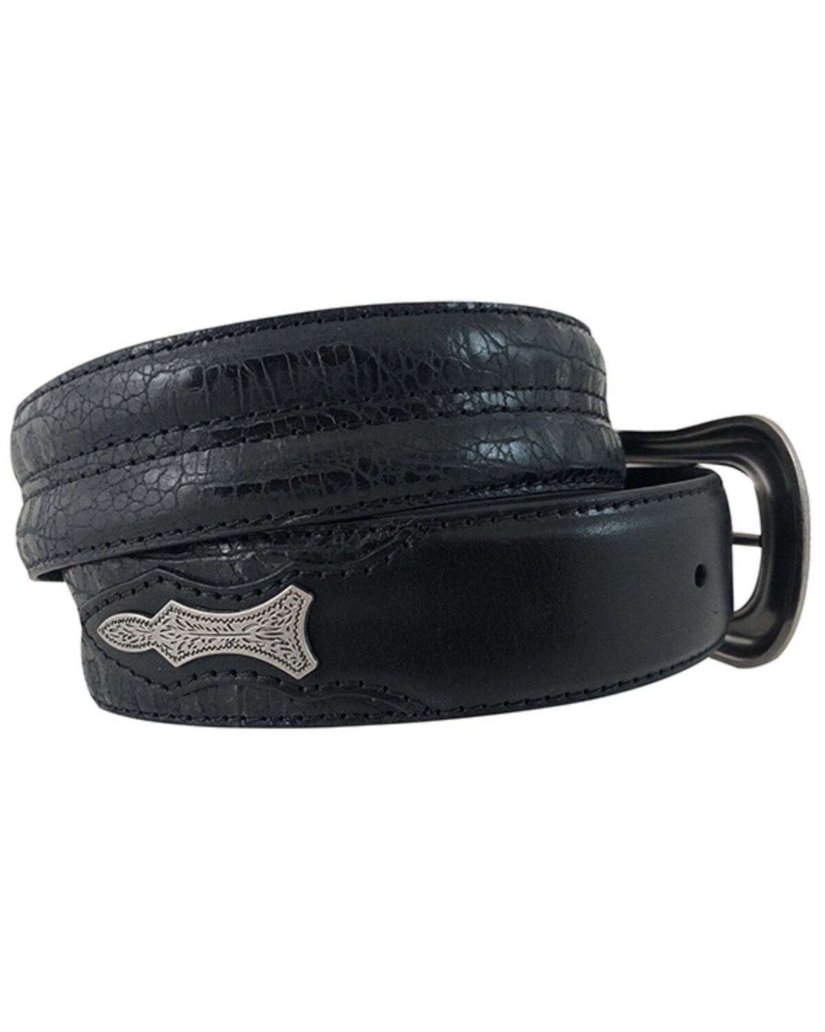 Image #2 - Roper Men's Croc Print Western Belt, , hi-res