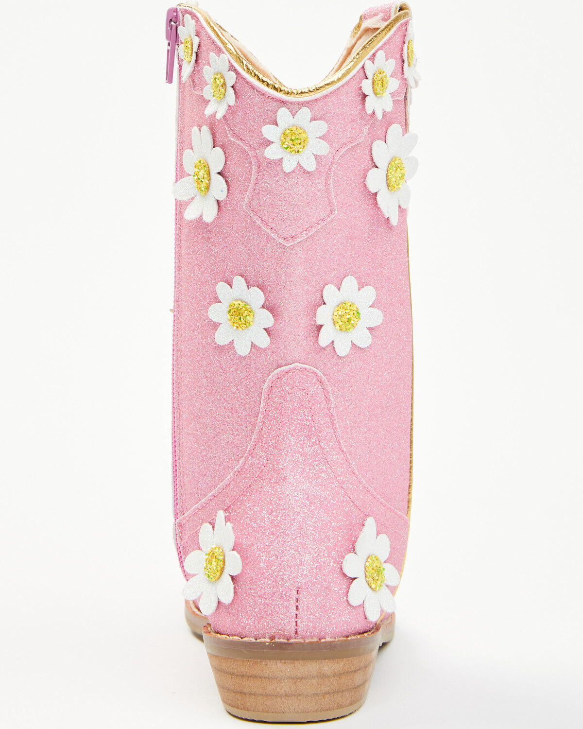 Image #5 - Wild + Rae Toddler Girls' Oopsie Daisies Western Boots - Round Toe, Pink, hi-res