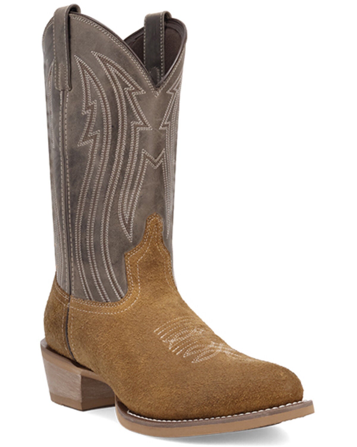 Image #1 - Laredo Men's Mav Roughout Performance Western Boots - Round Toe, Tan, hi-res