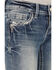 Image #4 - Grace In LA Girls' Medium Wash Dreamcatcher Bootcut Stretch Denim Jeans, Blue, hi-res