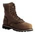 Justin Men's Pulley Waterproof MetGuard 8" Lace-Up Work Boots - Composite Toe, Brown, hi-res