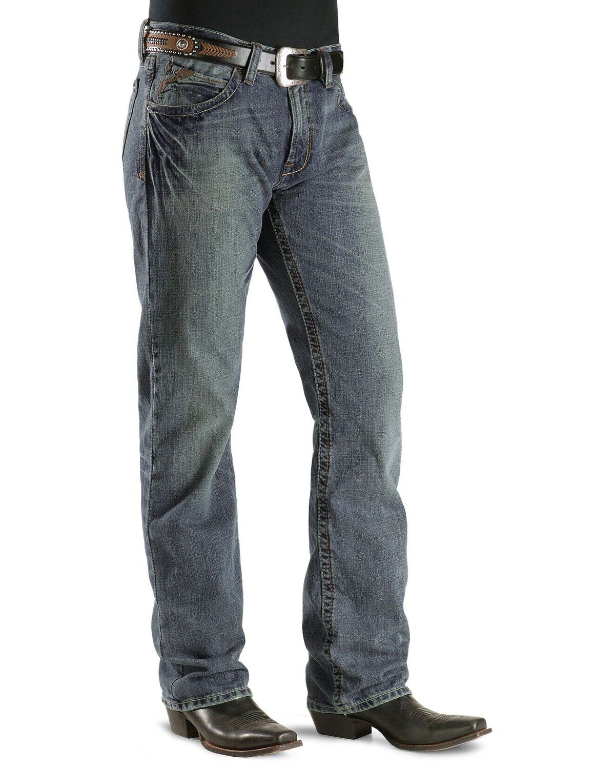Image #3 - Ariat Denim Jeans - M4 Scoundrel Relaxed Fit, Scoundrel, hi-res
