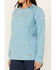 Image #3 - Ariat Women's FR Air Henley Long Sleeve Work Shirt, Blue, hi-res