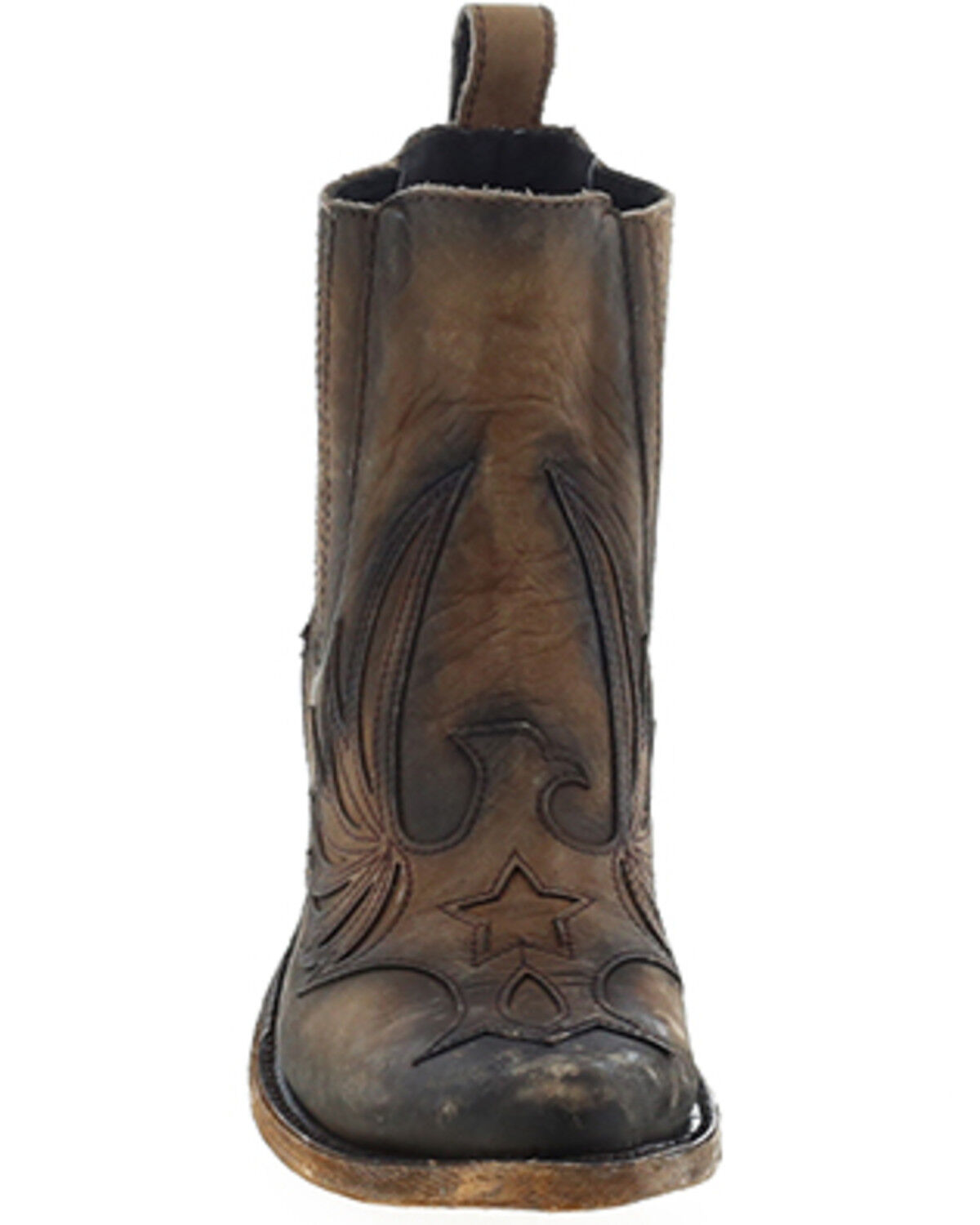 Image #4 - Liberty Black Women's Sophia Western Booties - Round Toe, Tan, hi-res