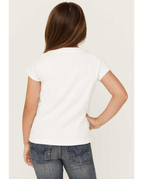 Image #4 - Shyanne Girls' Butterfly Horse Short Sleeve Graphic Tee, Ivory, hi-res