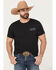 Image #2 - Wrangler Men's Boot Barn Exclusive Rise Scorpion Short Sleeve Graphic T-Shirt, Black, hi-res