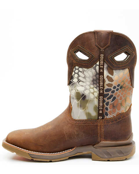 Image #4 - Double H Men's Kryptek Waterproof Western Boots - Broad Square Toe, Brown, hi-res