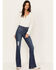 Image #1 - Idyllwind Women's Fulton Vintage Gypsy High Rise Bootcut Jeans, Dark Wash, hi-res