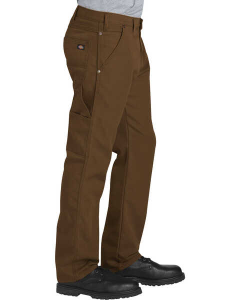 Dickies Men's Tough Max Carpenter Straight Pants, Brown, hi-res