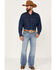 Image #1 - Cody James Men's Dodge City Light Wash Relaxed Boot Stretch Denim Jeans, Light Medium Wash, hi-res