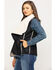 Outback Trading Co. Women's  Black Micro-Suede Madelynn Vest, Black, hi-res