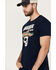 Image #2 - Moonshine Spirit&reg; Men's Party Skull Mariachi Short Sleeve Graphic T-Shirt, Navy, hi-res