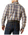 Image #2 - Ariat Men's Cameron Plaid Print Long Sleeve Button-Down Western Shirt, Blue, hi-res