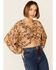 Image #1 - Z&L Women's Marigold Crop Top, Gold, hi-res