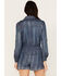 Image #3 - Cleo + Wolf Women's Denim Romper, Blue, hi-res