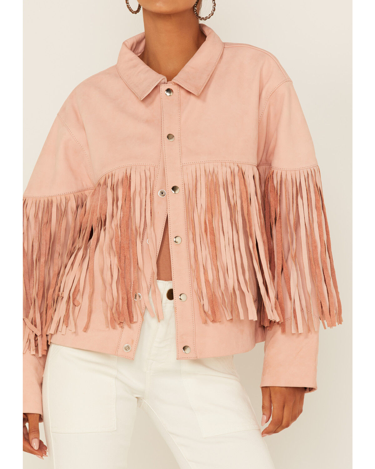Image #3 - Understated Leather Women's Howling Moon Fringe Leather Jacket, , hi-res