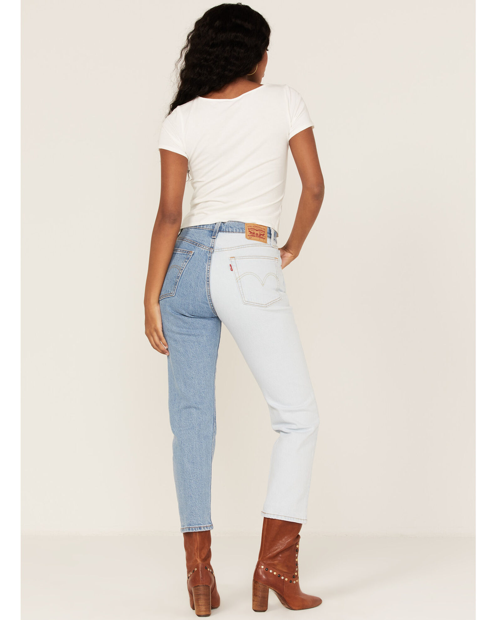 Levis two tone jeans discount