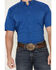 Image #3 - Ariat Men's 360 Medallion Print Short Sleeve Button-Down Performance Western Shirt - Tall, Royal Blue, hi-res