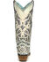Image #5 - Corral Women's White Turquoise Glitter Chameleon Sun Boots - Snip Toe , , hi-res