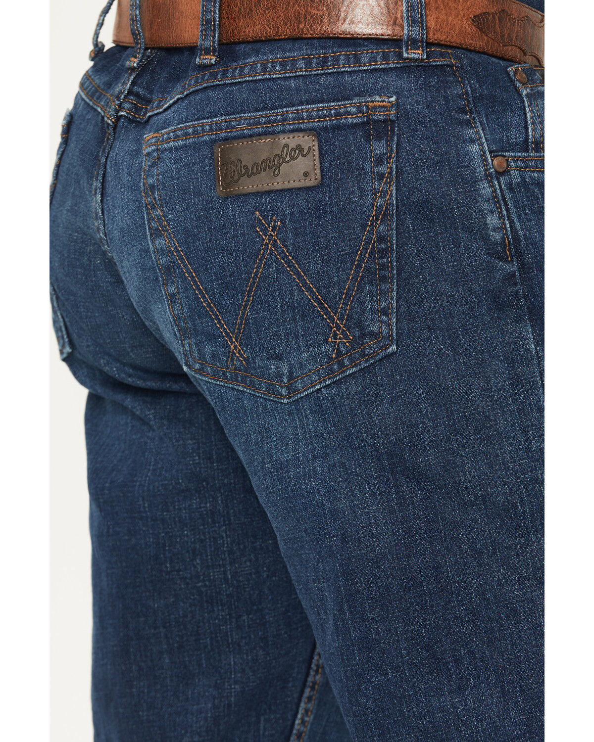 Image #4 - Wrangler X Cody Johnson Men's 02MWX Moonlight Dark Wash Slim Bootcut Stretch Denim Jeans, Dark Wash, hi-res