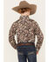 Image #4 - Cowboy Hardware Boys' Mixed Paisley Print Long Sleeve Snap Western Shirt, Chocolate, hi-res