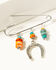 Image #3 - Paige Wallace Women's Dangle Hat Pin with Charms and Stones, Silver, hi-res