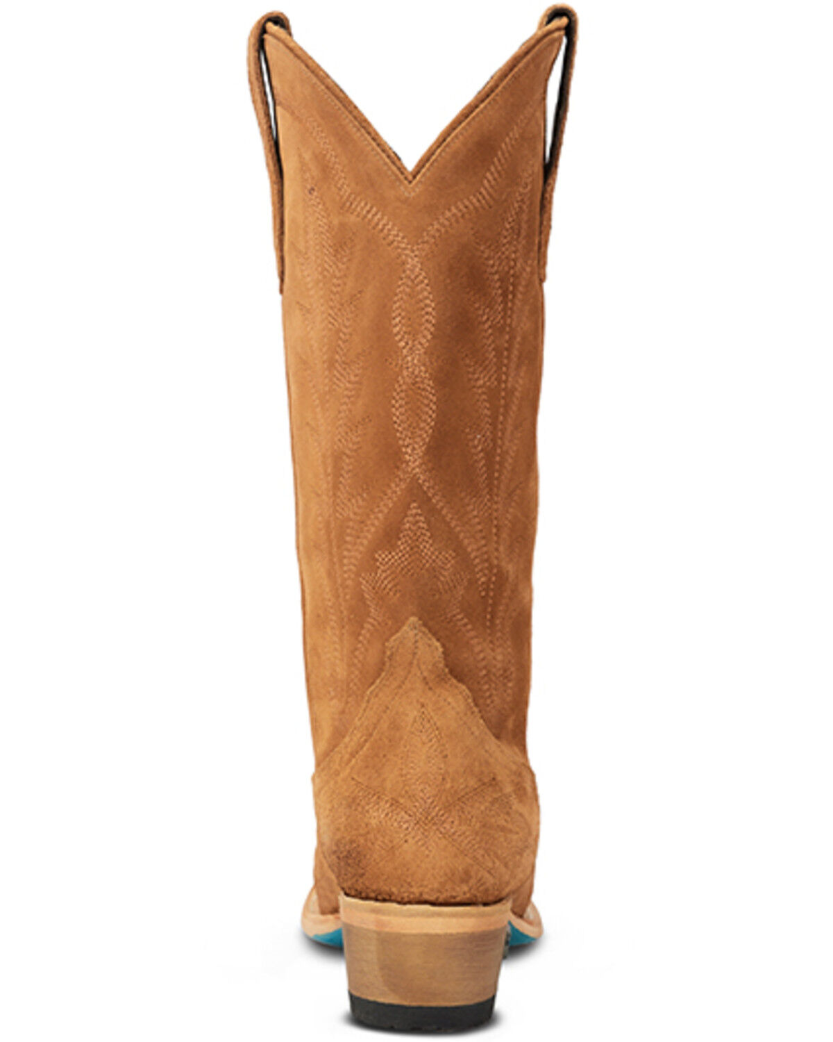 Image #5 - Lane Women's Lexington Suede Tall Western Boots - Snip Toe, Brown, hi-res