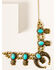 Shyanne Women's Winslow Squash Blossom Necklace, Gold, hi-res