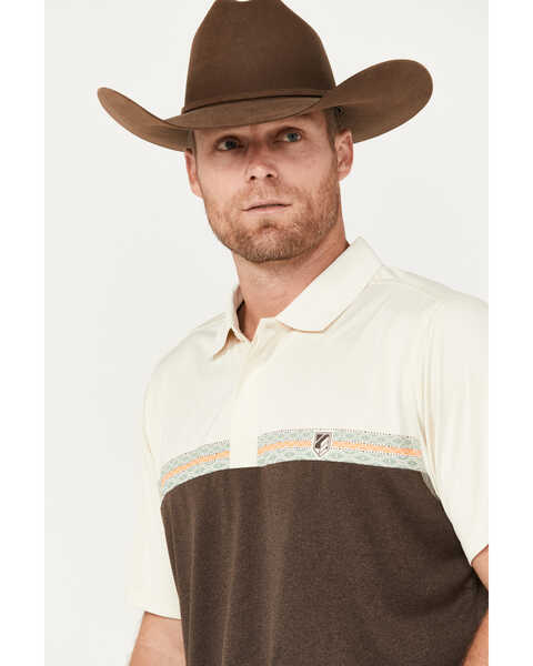 Image #3 - RANK 45® Men's Bull Dogger Short Sleeve Polo, , hi-res