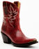 Image #1 - Idyllwind Women's Wheels Western Booties - Pointed Toe, Red, hi-res