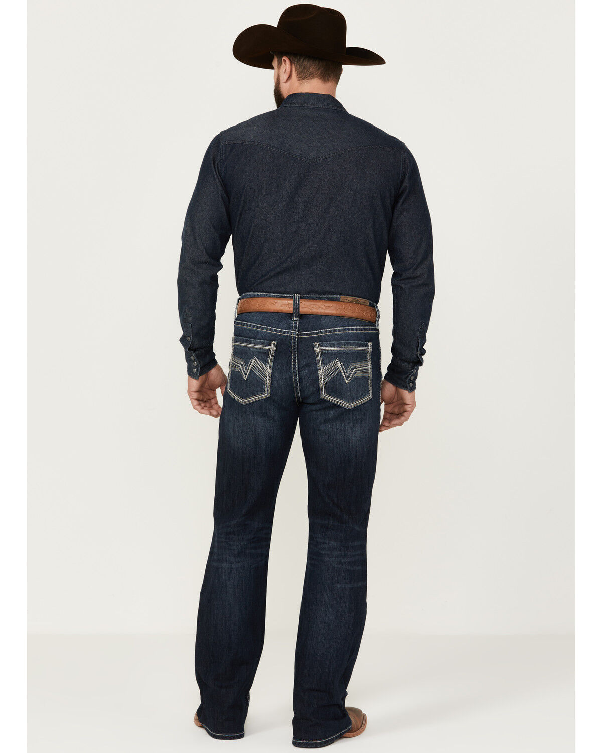 Image #3 - Cody James Men's Duke Relaxed Bootcut Stretch Denim Jeans, Dark Wash, hi-res