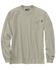 Image #2 - Carhartt Men's FR Force Oil Rig Loose Long Sleeve Work Shirt, Off White, hi-res