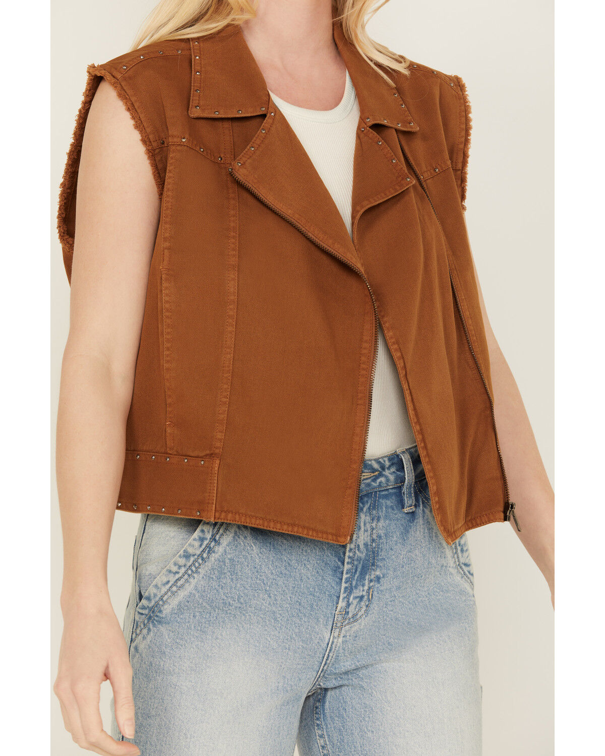 Image #3 - Ariat Women's Harley Vest, Brown, hi-res