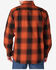 Image #2 - Carhartt Men's Hubbard Loose Fit Heavyweight Plaid Print Long Sleeve Flannel Shirt, Red, hi-res