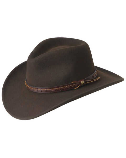 Image #1 - Wind River by Bailey Men's Firehole Brown Western Hat, Brown, hi-res