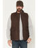 Image #1 - Hawx Men's Granderson Solid Duck Canvas Vest, Dark Brown, hi-res