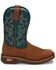 Justin Men's Resistor Western Work Boots - Soft Toe, Brown, hi-res