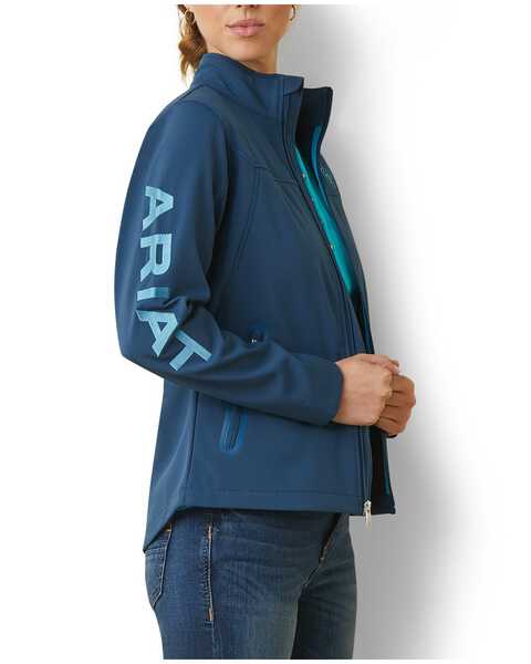 Ariat Women's New Team Softshell Jacket - Plus , Grey, hi-res